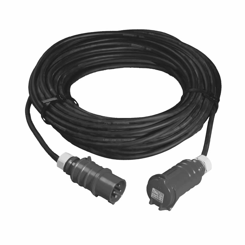 Rallonge Câble HO7RNF USE IP44 10/16A 2P+T - SICOM