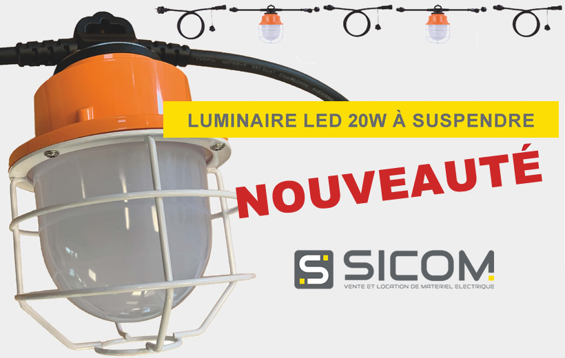 [NOUVEAUTÉ] Luminaire LED 20W modulable à souhait
