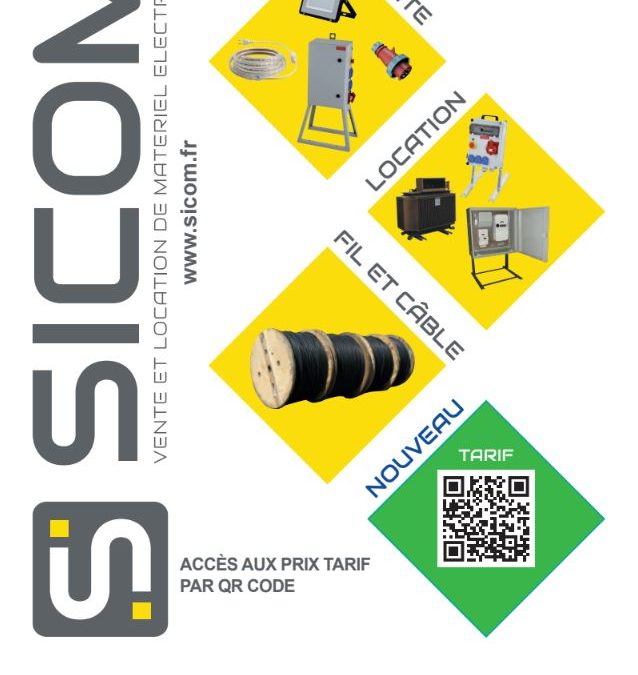 Le nouveau catalogne SICOM 2022 est en ligne – Accès par QR code aux prix tarif